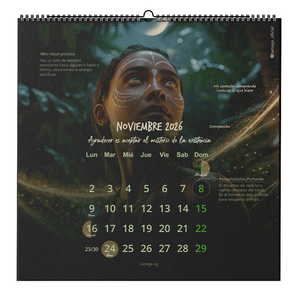 Calendario El camino de la guerrera